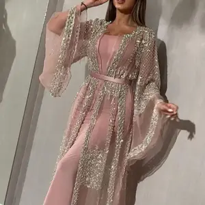 2025 new women's hot stamping trumpet skirt sexy long skirt shawl party evening dress
