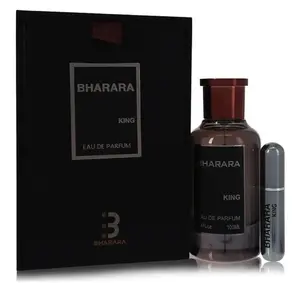 Bharara King Men's Eau de Parfum Spray, 3.4 fl oz - Long-Lasting Aromatic Citrusy Fragrance with Fruity, Musky Notes, Daily Wear Cologne