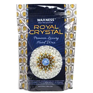 Waxness Royal Crystal Premium Luxury Hard Wax 1.65 lb / 750 g For Hair Removal, Hypoallergenic, Suitable for sensitive areas, No strips needed