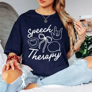 Speech Therapy Coquette Short-Sleeved T-SHIRT / Sweatshirt , SLP , Speech Therapists, Speech Therapist , Coquette SLP Sweatshirt, SLPA