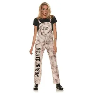 Beige Inmate Prisoner Overalls - S Cape - Beige - Costume - Women - 2 Sizes