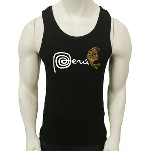 New Peru Gold Peruvian Patriotic Men's Sleeveless Tank Tok