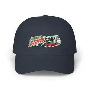 The Dew Hat – Its A Stupid Game Anyway hat with Mountain Dew theme