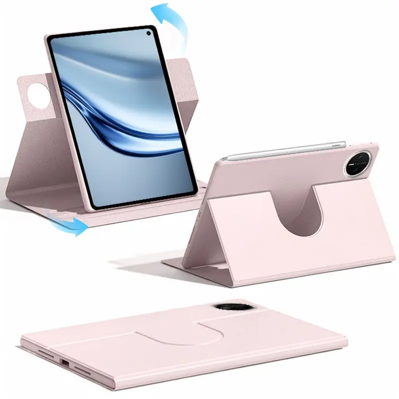 Rotating Case for HUAWEI MatePad Mini 8.8 (2025) with Pen Holder, Compatible with MatePad 11.5"S & MatePad 12X,360 Degree Rotation Protective Folio Stand Cover, Multi-Angle Viewing, Auto Wake/Sleep, Tablet Cover, Tablet Casing