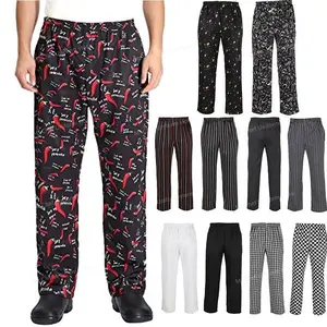 ChefPantsforMen&WomenLightweightBaggyKitchenTrousersUnisexRestaurantCookUniformBottoms