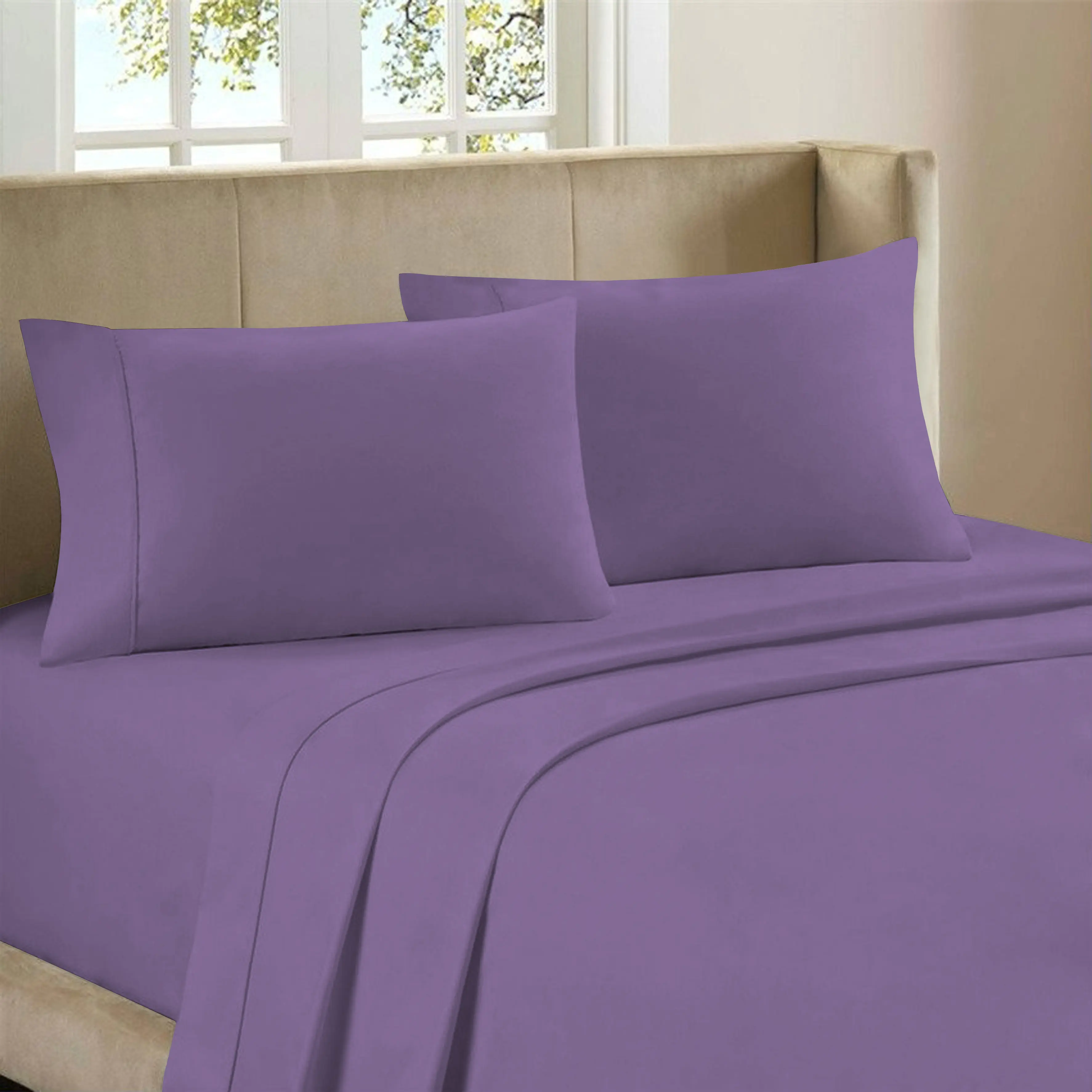 Ultra-Soft 4-Piece Luxury Bamboo Rayon Blend Sheet Collection Ultra-Soft 4-Piece Luxury Bamboo Rayon Blend Sheet Collection