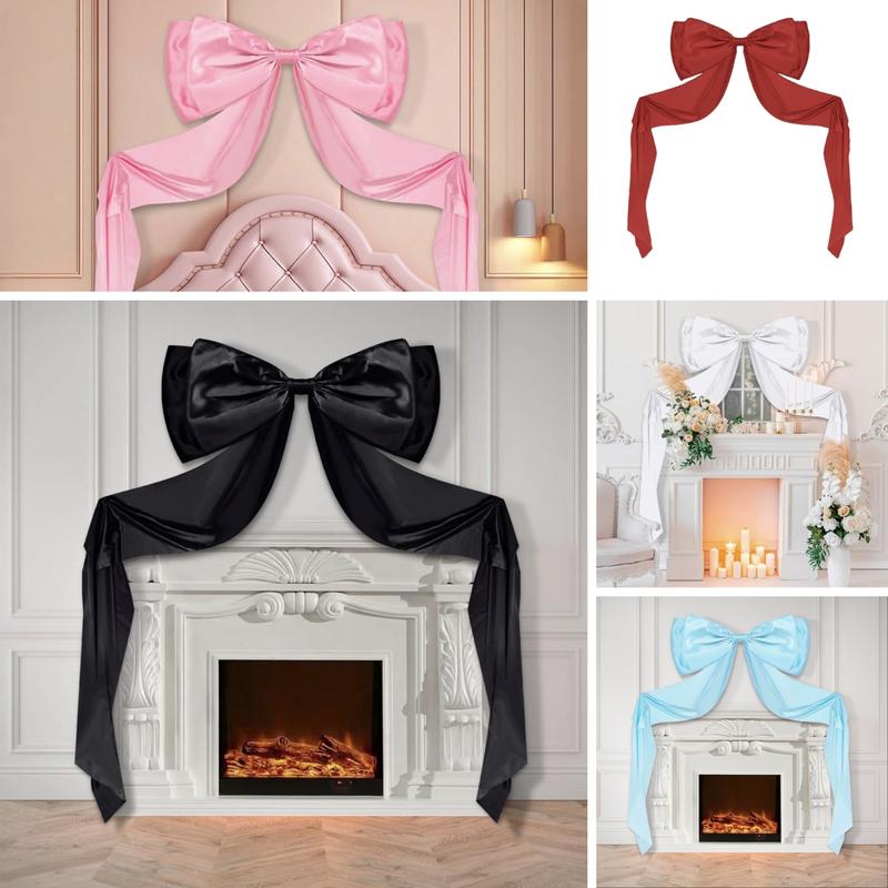 Large Bow Decorations, Giant Wall Bows, Room Background Decor, Big Ribbon Bows, Party Decoration Supplies, Perfect for Girls' Parties, Birthdays, Weddings, Halloween, Christmas