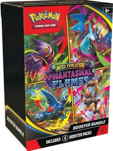 Pokemon Phantasmal Flames Booster Bundle - 6 Packs Per Bundle