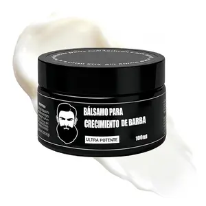 Cosmetics Para Barba-Stimulating Beard Balm, Moisturizes & Strengthens Facial Hair for Men, 100 ml / 3.5 oz (1PCS)