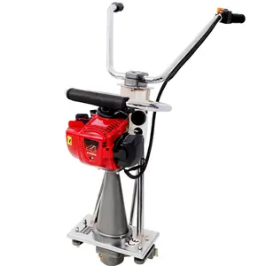 38cc 4 Stroke Gas Concrete Power Screed Cement Finishing Vibrating Motor Concrete Surface Smoother Finisher Screed (Machine Only)
