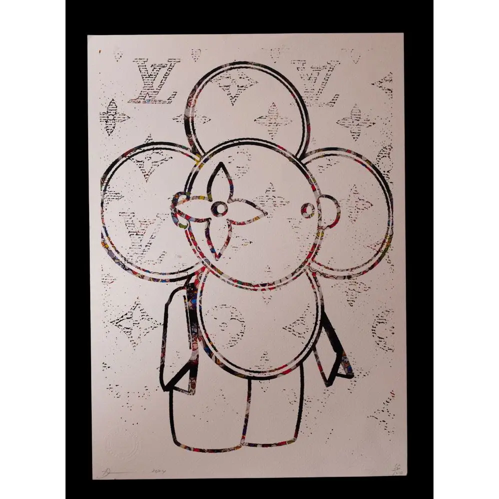 Louis Vuitton Louis Vuitton Murakami Flower Death NYC Hand Signed Ltd Ed /100...