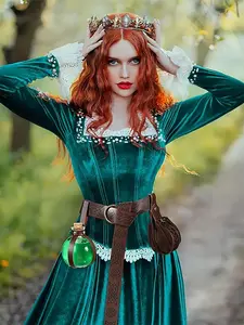 Women's Halloween Themed Vintage Belt, with Pouch Bag & Bottle, Fashionable PU Leather Belt for Women & Girls, Casual Waistband for Jeans, Pants, Dress, Skirt