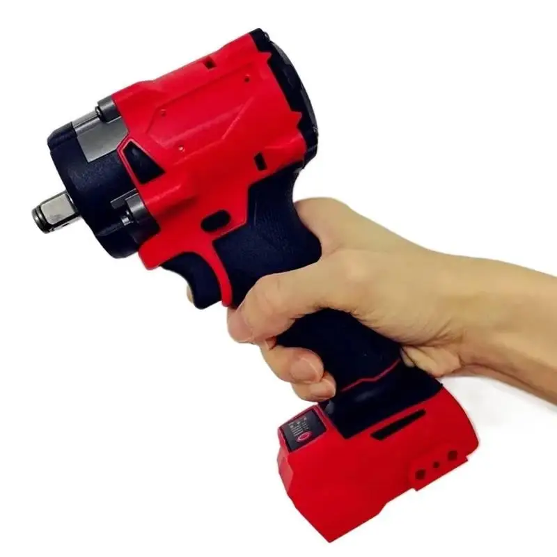 Brushless Impac Wrench 500N.m Electric Driver 1/2" Repair Cordless Screwdriver 4 Gears Power Tools for Milwaukee 18V Battery