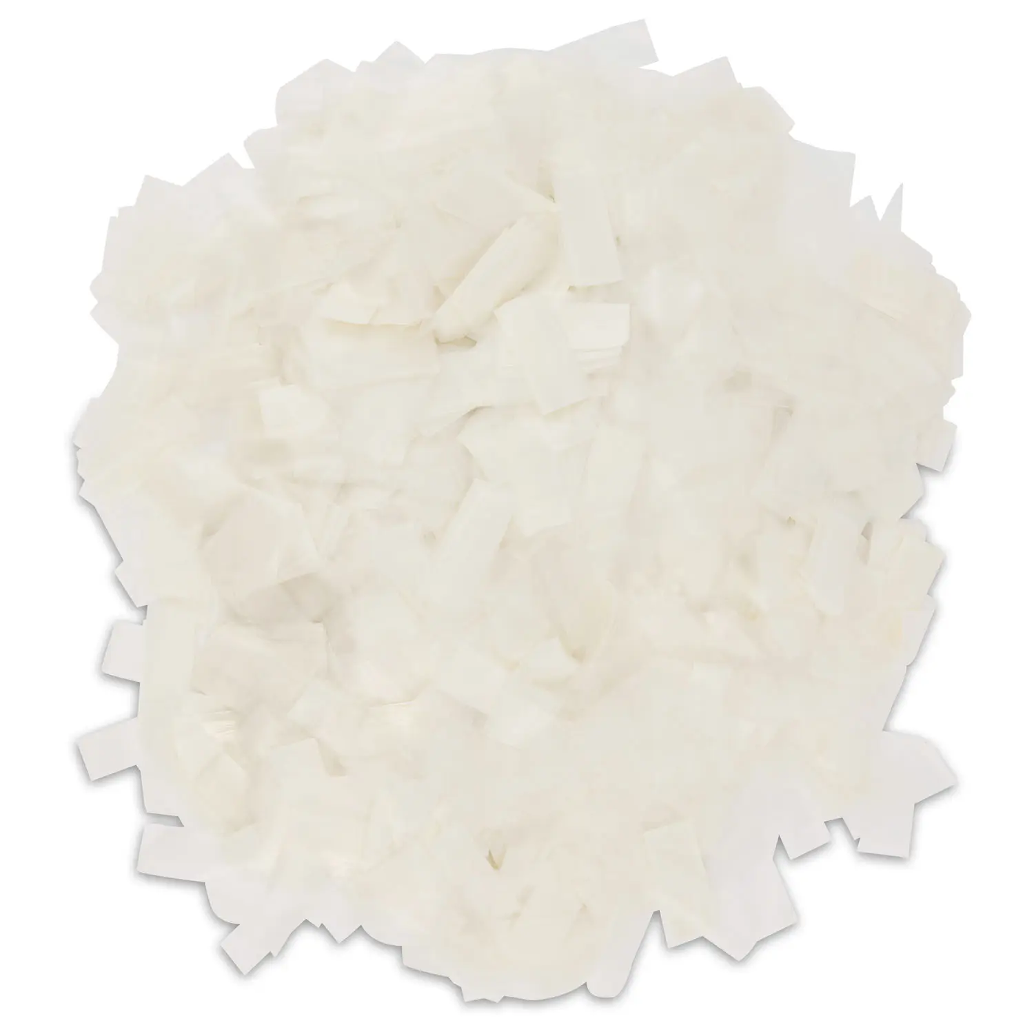 White Rice Paper Confetti – Water-Soluble, Biodegradable & Edible (1LB Loose Pack)