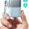 INIU P50 Pocket Rocket 45W PD 10000mAh Mobile Battery Power Bank Charger, 2026 Portable Charging Device with Detachable Lanyard USB-C Cable, Mini Gadgets for Purse, iPhone 17/16/15 Series, iPad, iPad Mini, Samsung, Switch (Travel Phone Accessories)