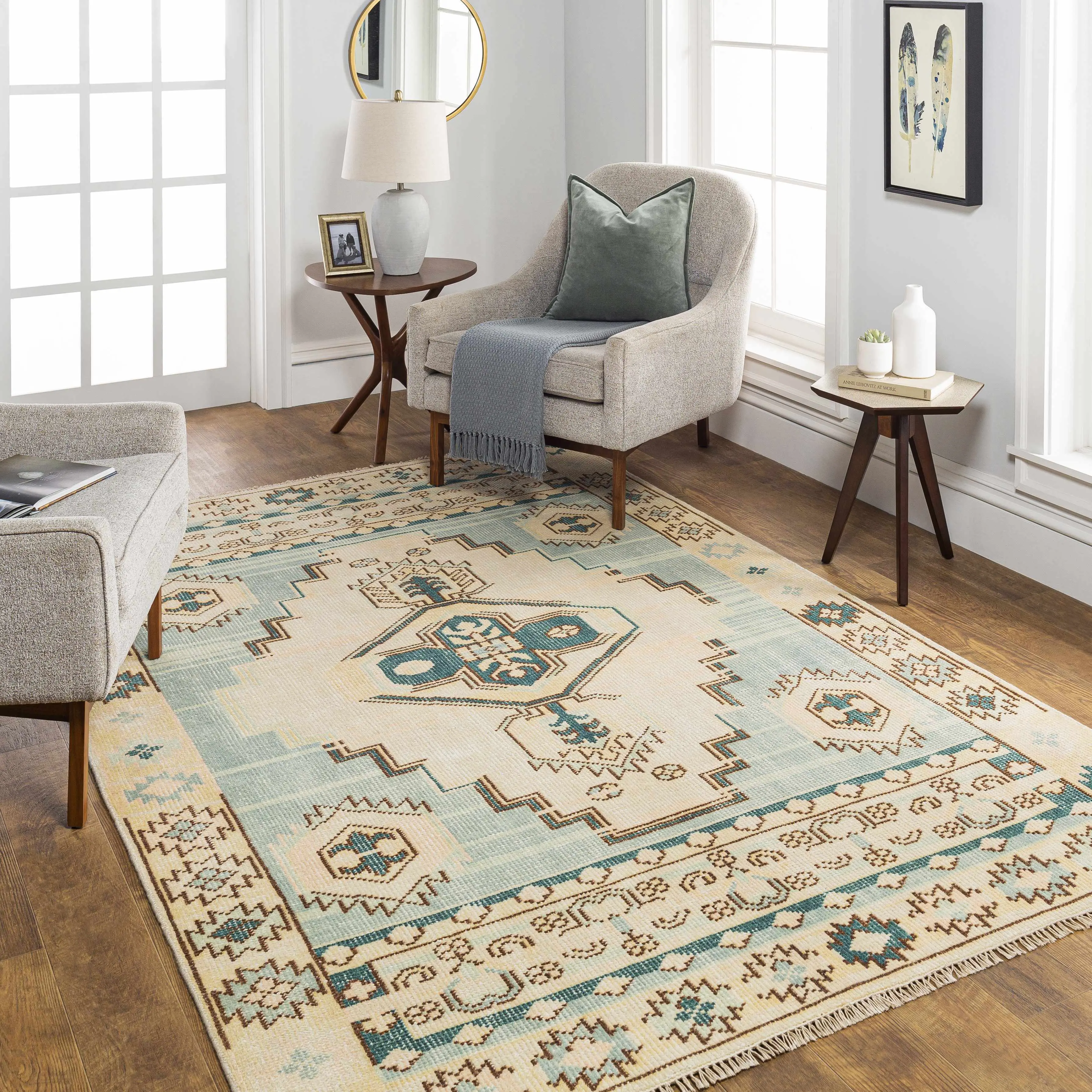 McColl Hand Knotted Wool Blend Rug - Clearance