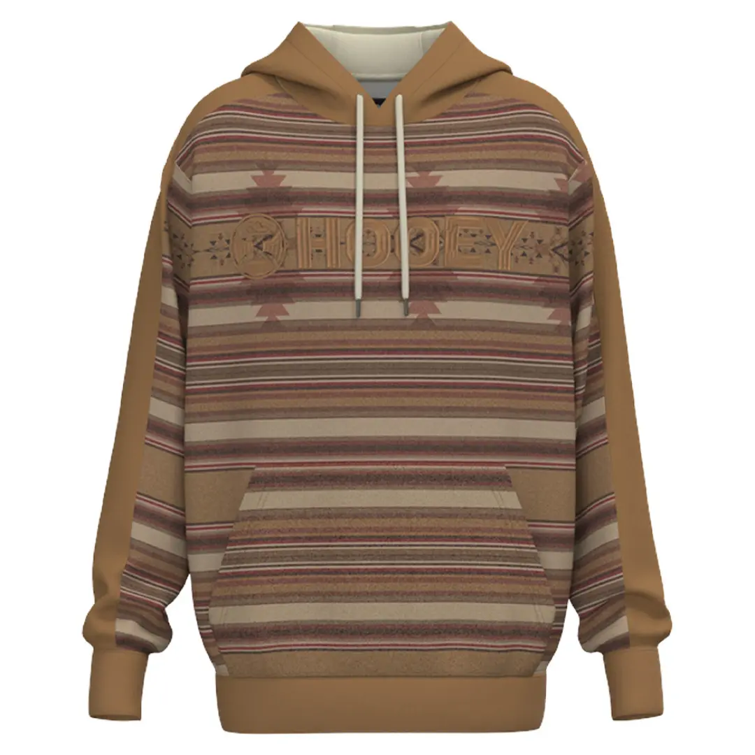 Hooey Men's Canyon Tan & Red Stripe Pullover Hoodie HH2611TNST