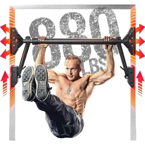 Pull Up Bar/Chin up bar Upper Body Workout Bar, Super Load-Bearing: Dual Security Locking, Two-Way Support, strength training equipment at home