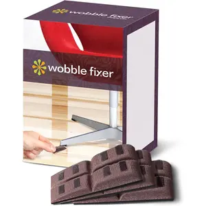 Shims for Leveling Furniture Levelers  Wobble Fixers 48 count - Floor Levelers for Table Chair Cabinet Toilet Shims Floor Pads Flexible Rubber Wobble Wedges Non Slip Durable Stabilizers