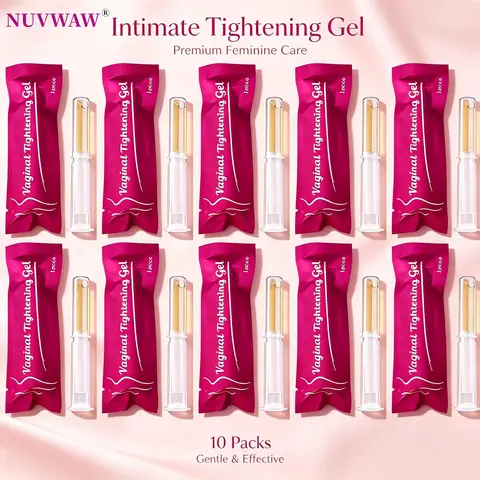 Non-Medical Herbal Probiotic Feminine Gel 5-Piece Multi-Pack, Gynecologist-Tested Intimate Wash, pH Balance, Odor Control, Cleansing Soothing Daily Care, 24-Month Shelf Life, 3.5g Bags, Body-Safe Natural Self-Care for Sensitive Skin