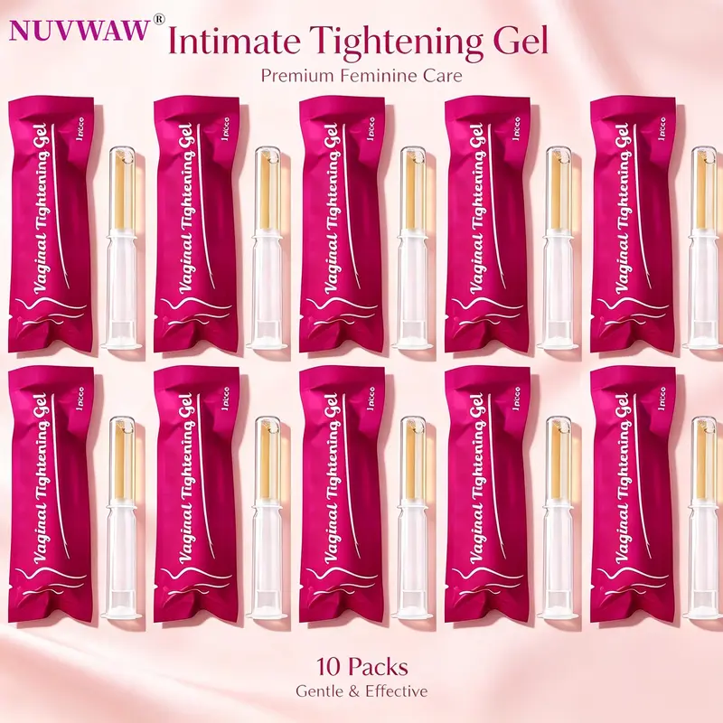 Non-Medical Herbal Probiotic Feminine Gel 5-Piece Multi-Pack, Gynecologist-Tested Intimate Wash, pH Balance, Odor Control, Cleansing Soothing Daily Care, 24-Month Shelf Life, 3.5g Bags, Body-Safe Natural Self-Care for Sensitive Skin