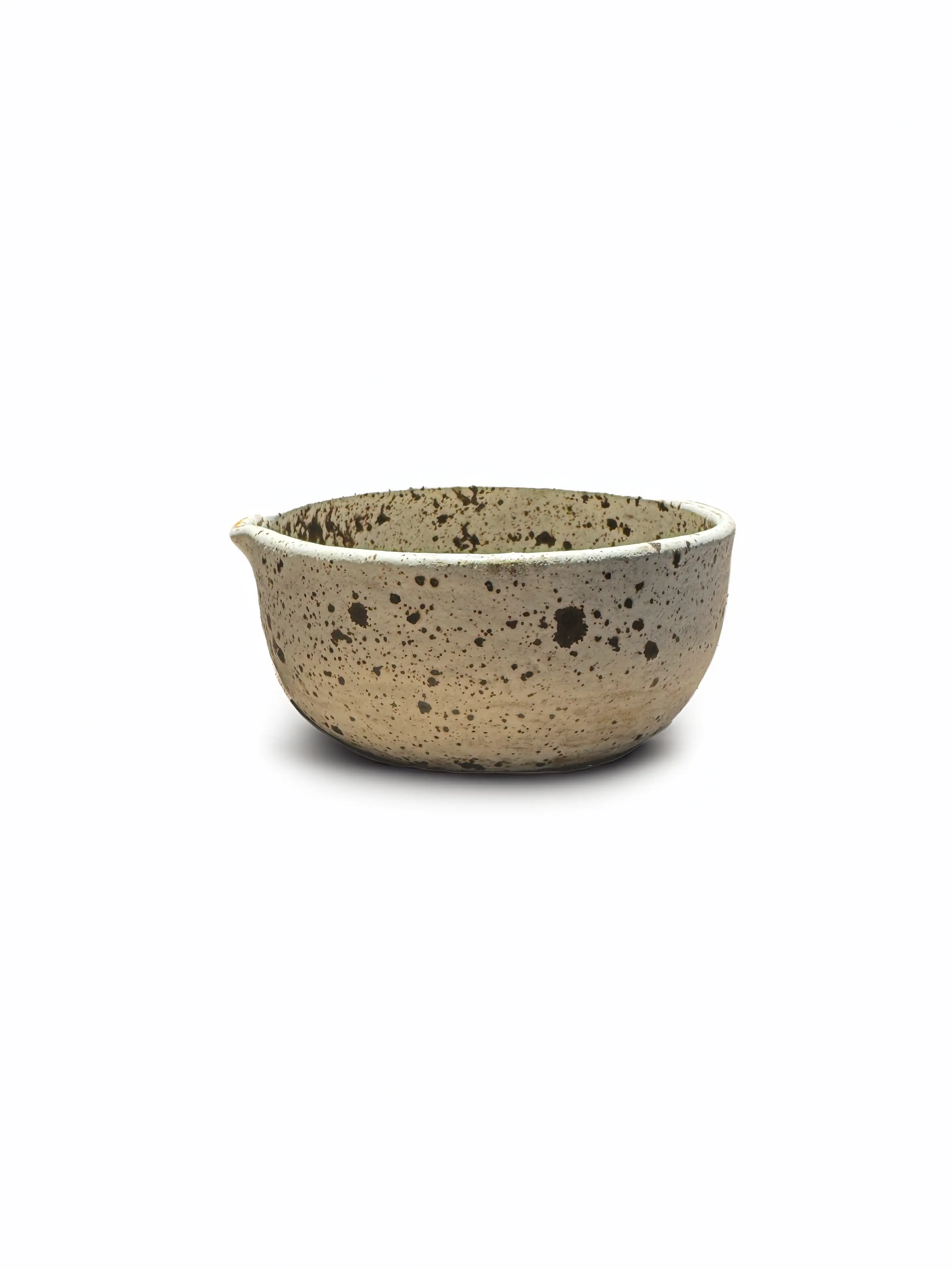 Dreamy Speckled Matcha Bowl, Artisan Hand-Built Ceramic Gift
