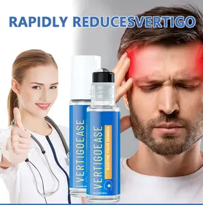 Vertigo Ease Pro  Roll-On 10ml - Fast-Acting Relief for Dizziness, Nausea & Travel Sickness with Lavender, Ginger, Frankincense & Peppermint Essential Oils | Natural Vertigo Support + Foot Massage Ready Calming Body Care vertigo ease aromatherapy