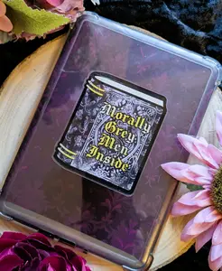 Morally Grey Men Inside Phone Grip, Bookish Magsafe Kindle Holder, Cozy BookTok Reading Gift, Fictional Book Acrylic Pop Socket, Bookish Vibe Griptok