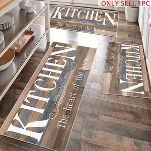 Anti-Slip Washable Kitchen Mat, Soft Area Rug, Comfortable Easy Clean Carpet, Perfect for Kitchen Entryway Laundry Room Living Room Decor, Farmhouse Kitchen Rug, Home Decor Rug, Home Decorative Rugs, Floor Mat