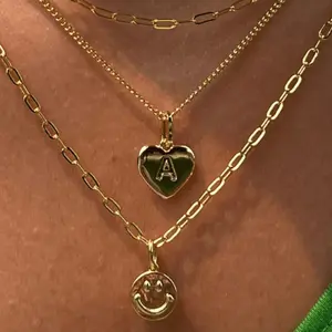 EVRY JEWELS Gold or Silver Plated Women's Hypoallergenic It's All About Me Necklace