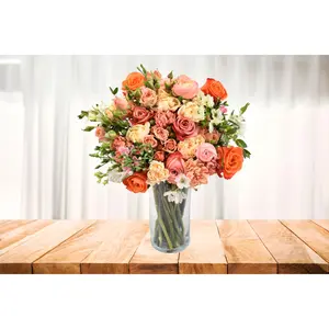 The Ava Mix Flowers Bouquet Decor Decorative