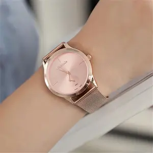 Unisex Fashion Alloy Mesh Belt Watch - Fashion Quartz Watch with Modern Casual, Wrist-Worn, Androgynous, Cool Design Elements, Modern Casual Wristwatch