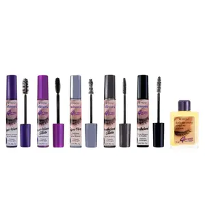 Prosa Viral 4 in 1 Mascara 5 Piece (Microfibras + Profesional + MaxiVolumen + Profesional Silicon + MaxiVolumen Silicon) + FREE Eyelashes Oil - Ultimate Bundle