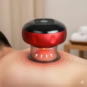 Professional Adjustable Electric Cupping Massager for Deep Tissue relief, portable Neck Back Leg Muscle Recovery, Fitness Sculpting & pain therapy Tool at Home Gym, Smart Cupping Machine