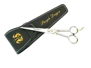 Barber Hair Cutting Scissors Shears 7.5" - Professional Grade Precision Shears for Haircuts and Trimming, with Pouch