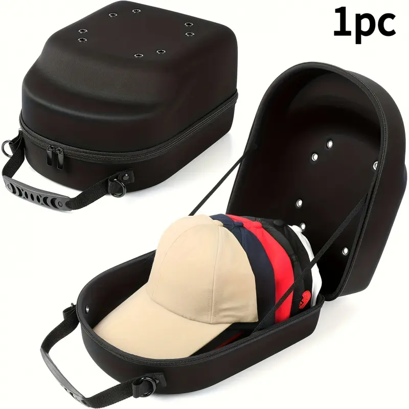12.99 Inch Men's EVA Hat Storage Bag,  Cap Storage Bag, Portable EVA  Cap Storage Bag, Portable Storage Bags
