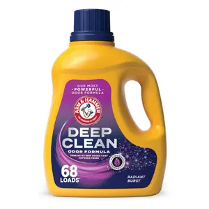 ARM & HAMMER Deep Clean Odor Formula, Liquid Laundry Detergent, 102 fl oz​, 68 Loads