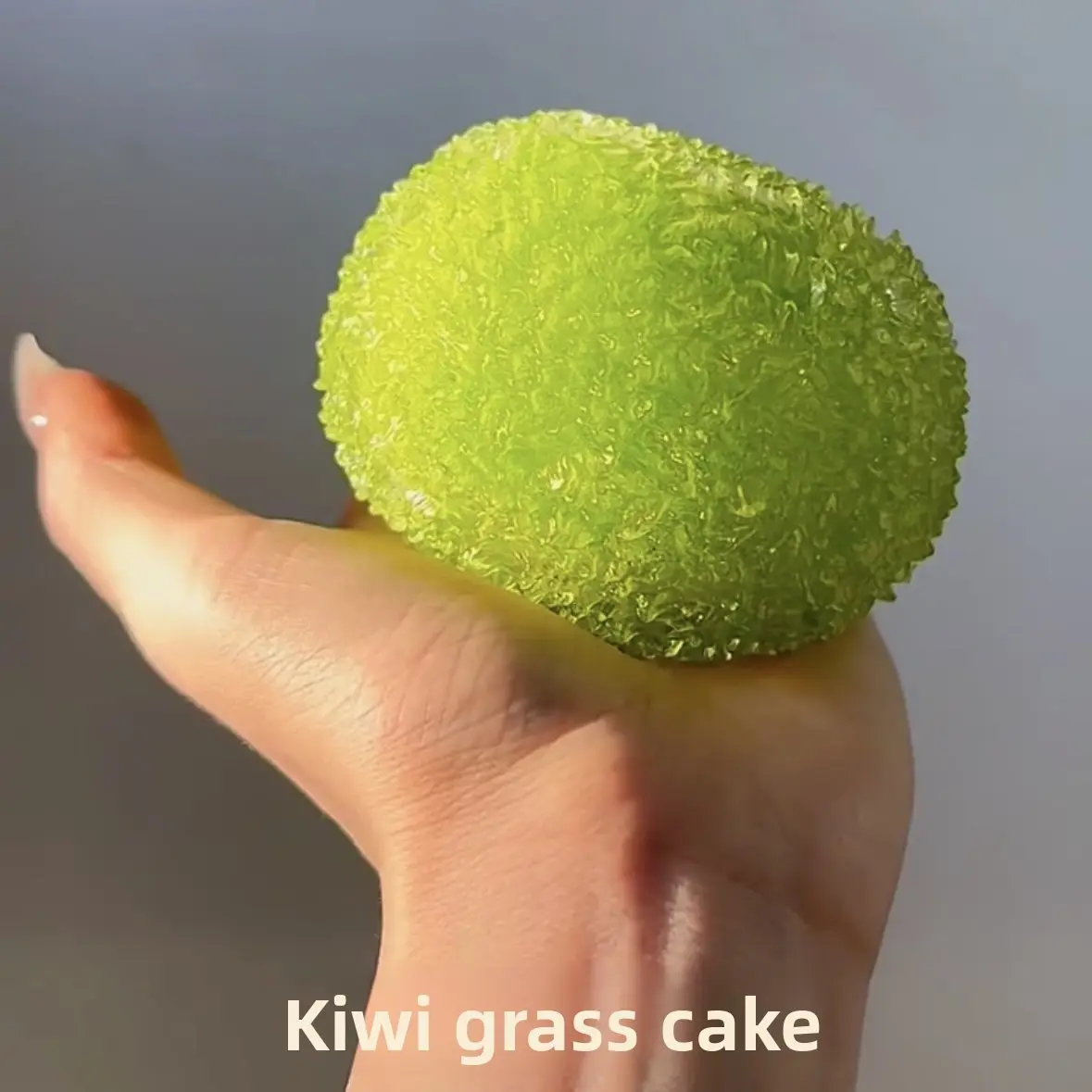 Green squeeze ball