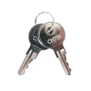 41479K Pyramid Replacement Key for 3500SS, 3550SS, 3600SS, 3700, 4000, 4000Pro, 4000HD, 5000, 5000HD Time Clock, 2/pk
