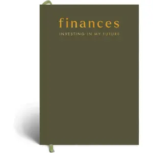 Shine Finance Planner - Olive Hardback | Track Expenses, Savings, Outgoings | Undated | Includes  , Daily & Monthly Calendar, & Monthly Budget Section | Budgeting  For Students