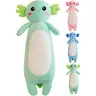 Long Axolotl Plush Pillow Cute Axolotl Stuffed Animal Body Soft Plushies Doll Toy for Girls Boys 80cm 31 4inch Pink Blue Options comfortable plush cute doll gift stuffed  animal  love  w festive decoration anime fluffy collection plague toysoft Decorative
