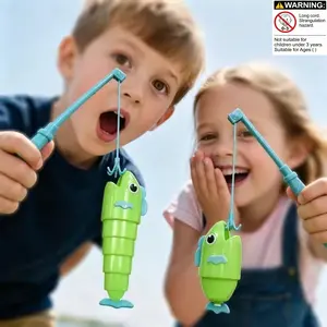 Children Fishing Master Adjustable Large Capture Fishing Challenge, Parent-Child Interactive Board Game, Fun Educational Toy for Kids Aged 3+