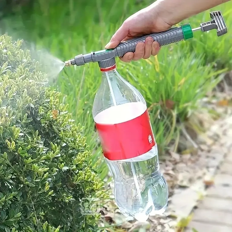 Portable Pressurized Spray Bottle with Watering Function, Multi-Functional Plant Sprayer, Plant Watering Tool, Garden Watering Sprinkler, for Insecticide and Gardening Tasks, 4mm Interface, Pressure Nozzle, Garden Accessories