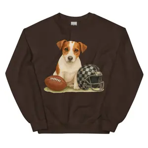 Jack Russell Football Dog Sweatshirt