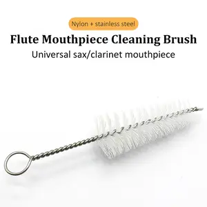 1Count Woodwind Mouthpiece Brush Suitable for Saxophone Clarinet Mouthpiece Cleanning, Musical Instrument Cleaning Accessories
