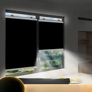 Stretchable Insulated Sunshade Curtain, No-Drill Window Blind, Office Sunroom Heat Protection, Kitchen Balcony Living Room Shade, Thermal Insulated Curtain