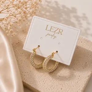 Stardust Glitz Hoops