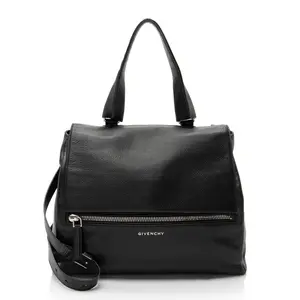 Pre-owned Givenchy Calfskin Shoulder Bags Pandora Pure Medium Satchel