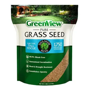 7 lbs. Pure Grass Seed Turf Type Tall Fescue Sun and Shade Blend - Covers up to 1,750 sq. ft.