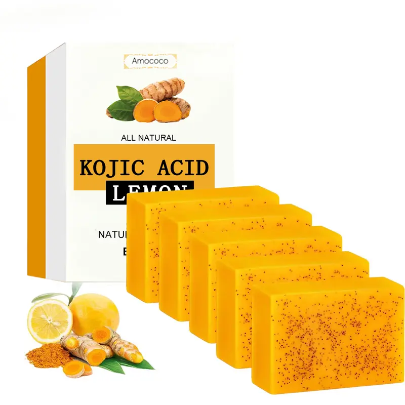 Hydrating Turmeric Bar Soap (100g) - Alcohol-Free Natural Cleanser, Gentle Daily Body Wash for Adult Females, Moisturizing Formula Locks in Hydration, Leaves Skin Soft, Non-Tight, Delicate, 24-Month Shelf Life